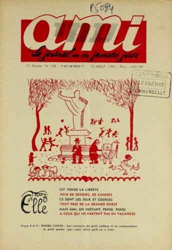 Ami : Mensuel pour la Jeunesse. Vol.11 N°148 (10 août 1960)